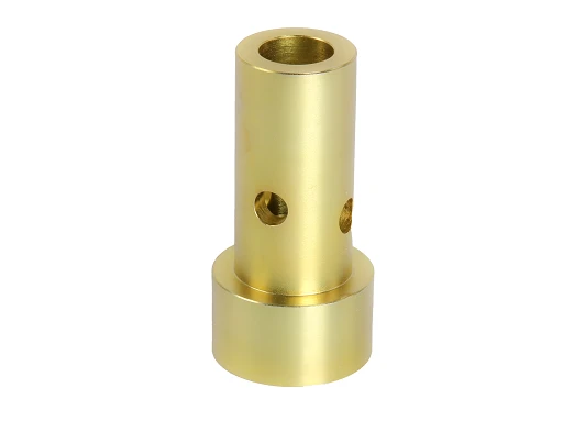 Boring inner hole - Turning outer diameter - Flat end chamfering - Milling - Yellow zinc plating Boring inner hole - Turning outer diameter - Flat end chamfering - Milling - Yellow zinc plating